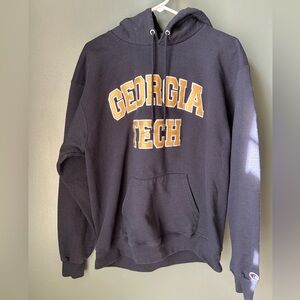 Georgia Tech Blue and Gold Champion Hoodie size L